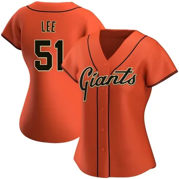 Jung Hoo Lee Women's San Francisco Giants Authentic Alternate Jersey - Orange