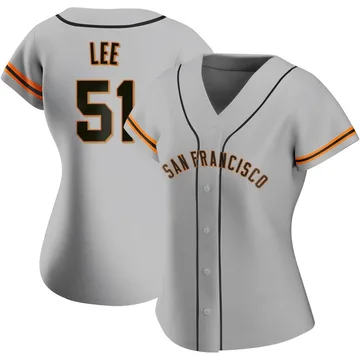 Jung Hoo Lee Women's San Francisco Giants Authentic Road Jersey - Gray