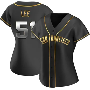 Jung Hoo Lee Women's San Francisco Giants Replica Alternate Jersey - Black Golden