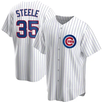 Justin Steele Men's Chicago Cubs Replica Home Jersey - White