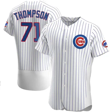 Keegan Thompson Men's Chicago Cubs Authentic Home Jersey - White