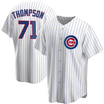 Keegan Thompson Men's Chicago Cubs Replica Home Jersey - White