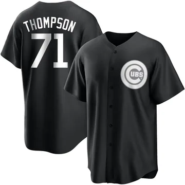 Keegan Thompson Men's Chicago Cubs Replica Jersey - Black/White