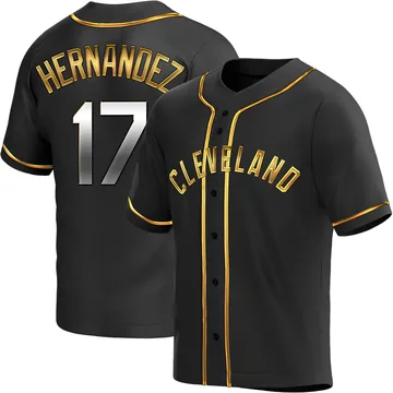 Keith Hernandez Men's Cleveland Guardians Replica Alternate Jersey - Black Golden