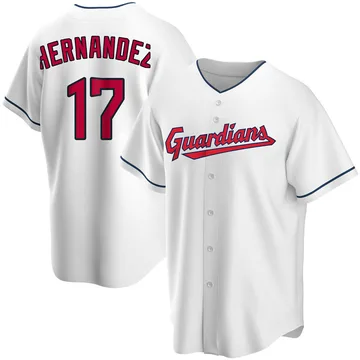 Keith Hernandez Men's Cleveland Guardians Replica Home Jersey - White