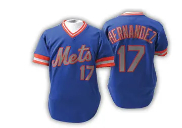 Keith Hernandez Men's New York Mets Authentic Throwback Jersey - Blue