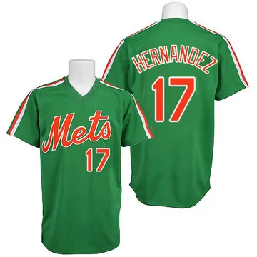 Keith Hernandez Men's New York Mets Authentic Throwback Jersey - Green