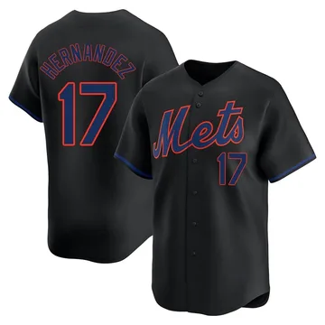 Keith Hernandez Men's New York Mets Limited Alternate Jersey - Black