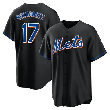 Keith Hernandez Men's New York Mets Replica 2022 Alternate Jersey - Black