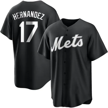 Keith Hernandez Men's New York Mets Replica Jersey - Black/White