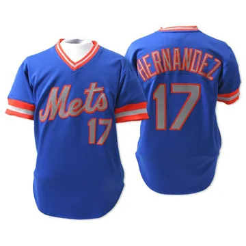 Keith Hernandez Men's New York Mets Replica Throwback Jersey - Blue