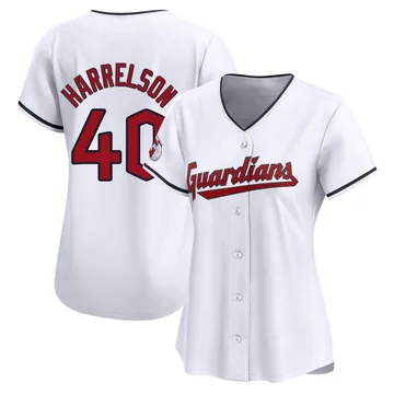 Ken Harrelson Women's Cleveland Guardians Limited Home Jersey - White