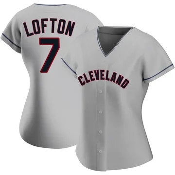 Kenny Lofton Women's Cleveland Guardians Authentic Road Jersey - Gray