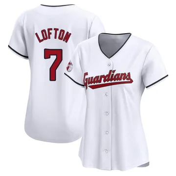 Kenny Lofton Women's Cleveland Guardians Limited Home Jersey - White