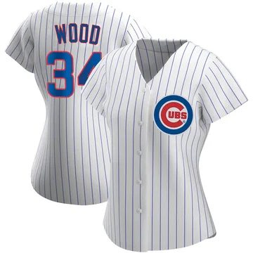 Kerry Wood Women's Chicago Cubs Authentic Home Jersey - White