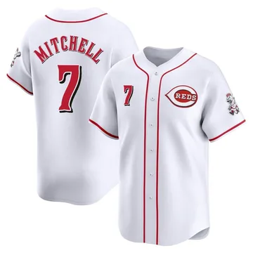 Kevin Mitchell Men's Cincinnati Reds Limited Home Jersey - White