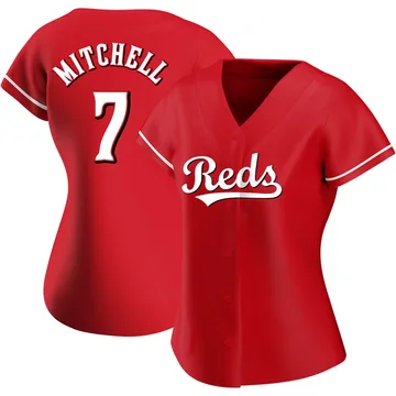 Kevin Mitchell Women's Cincinnati Reds Authentic Alternate Jersey - Red