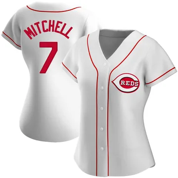 Kevin Mitchell Women's Cincinnati Reds Authentic Home Jersey - White