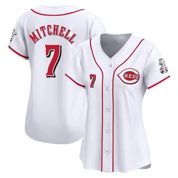 Kevin Mitchell Women's Cincinnati Reds Limited Home Jersey - White