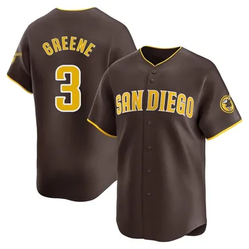 Khalil Greene Men's San Diego Padres Limited Away Jersey - Brown