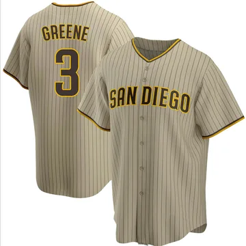 Khalil Greene Men's San Diego Padres Replica Alternate Jersey - Sand/Brown