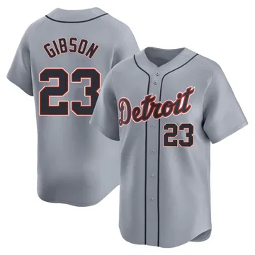 Kirk Gibson Men's Detroit Tigers Limited Road Jersey - Gray