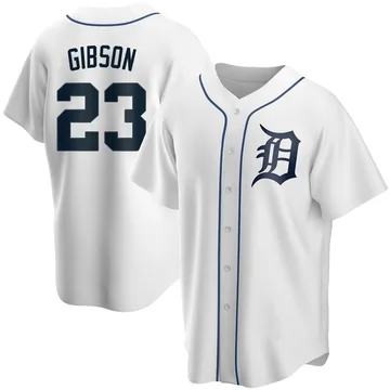 Kirk Gibson Men's Detroit Tigers Replica Home Jersey - White