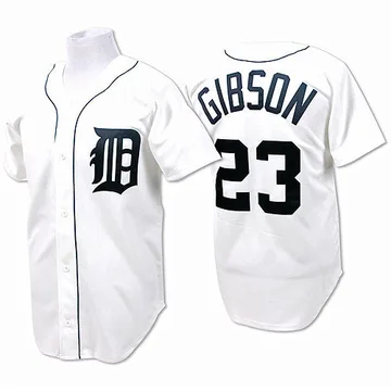 Kirk Gibson Men's Detroit Tigers Replica Throwback Jersey - White