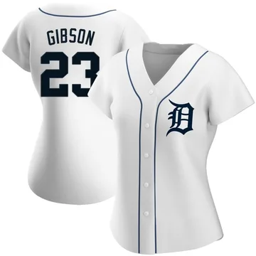 Kirk Gibson Women's Detroit Tigers Authentic Home Jersey - White