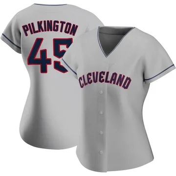 Konnor Pilkington Women's Cleveland Guardians Authentic Road Jersey - Gray