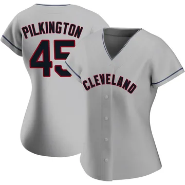 Konnor Pilkington Women's Cleveland Guardians Replica Road Jersey - Gray