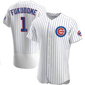 Kosuke Fukudome Men's Chicago Cubs Authentic Home Jersey - White