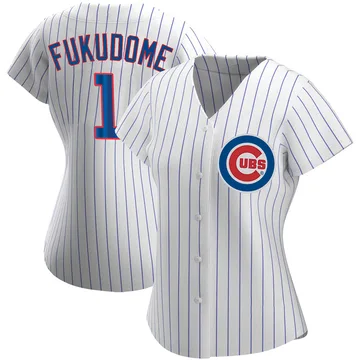 Kosuke Fukudome Women's Chicago Cubs Authentic Home Jersey - White