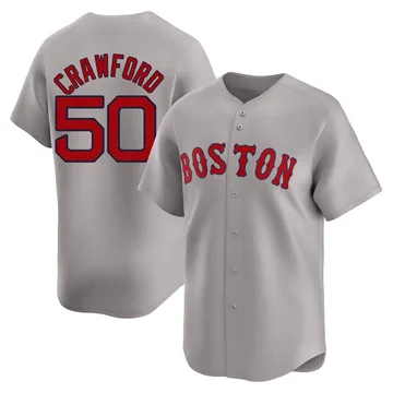 Kutter Crawford Men's Boston Red Sox Limited Away Jersey - Gray