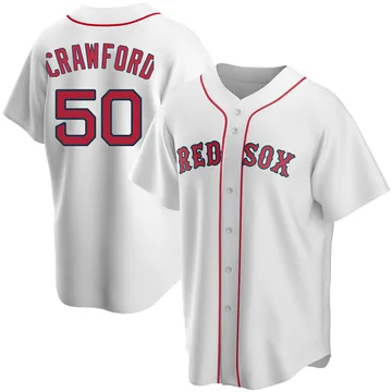 Kutter Crawford Men's Boston Red Sox Replica Home Jersey - White