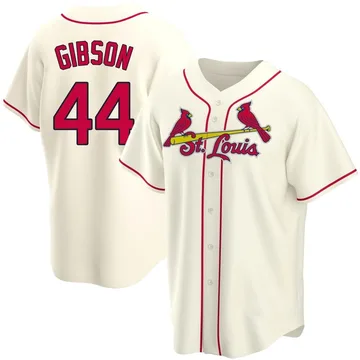 Kyle Gibson Men's St. Louis Cardinals Replica Alternate Jersey - Cream