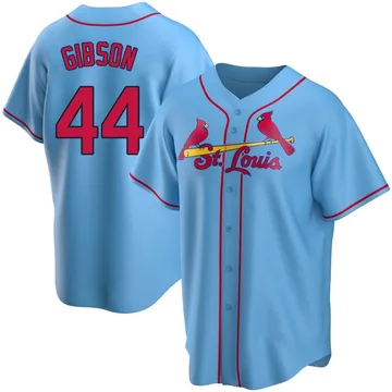 Kyle Gibson Men's St. Louis Cardinals Replica Alternate Jersey - Light Blue