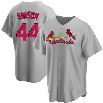 Kyle Gibson Men's St. Louis Cardinals Replica Road Jersey - Gray