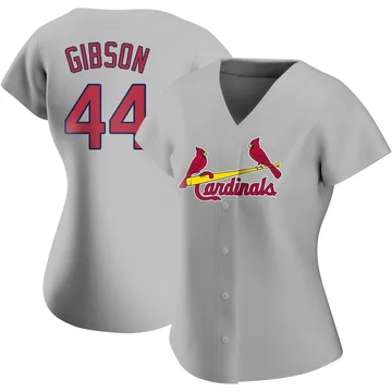 Kyle Gibson Women's St. Louis Cardinals Authentic Road Jersey - Gray