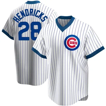 Kyle Hendricks Men's Chicago Cubs Replica Home Cooperstown Collection Jersey - White