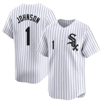 Lance Johnson Men's Chicago White Sox Limited Home Jersey - White