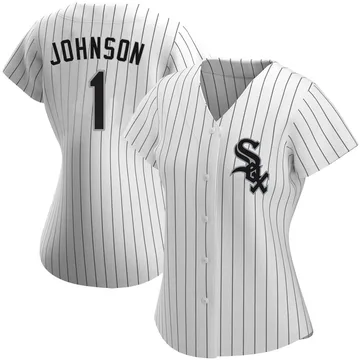 Lance Johnson Women's Chicago White Sox Authentic Home Jersey - White