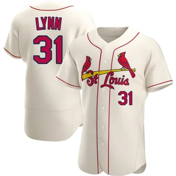 Lance Lynn Men's St. Louis Cardinals Authentic Alternate Jersey - Cream