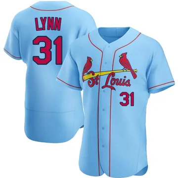 Lance Lynn Men's St. Louis Cardinals Authentic Alternate Jersey - Light Blue