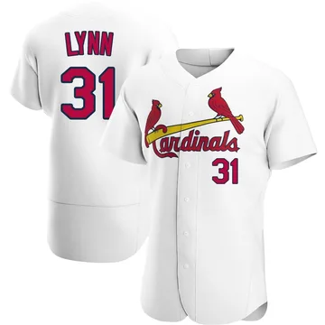 Lance Lynn Men's St. Louis Cardinals Authentic Home Jersey - White