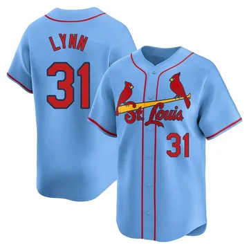 Lance Lynn Men's St. Louis Cardinals Limited Alternate Jersey - Light Blue