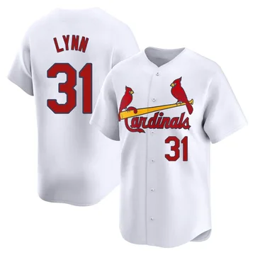 Lance Lynn Men's St. Louis Cardinals Limited Home Jersey - White