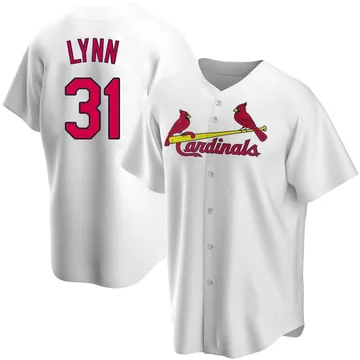 Lance Lynn Men's St. Louis Cardinals Replica Home Jersey - White