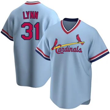 Lance Lynn Men's St. Louis Cardinals Replica Road Cooperstown Collection Jersey - Light Blue