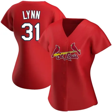 Lance Lynn Women's St. Louis Cardinals Authentic Alternate Jersey - Red